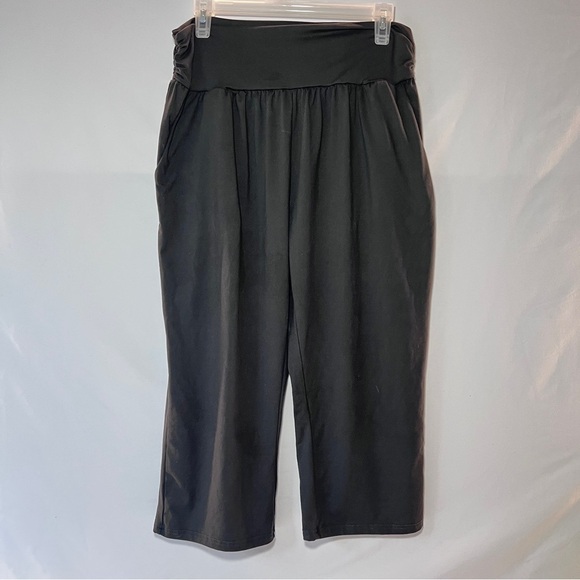 Ueu Pants - U-E-U Cropped Grey Wide Leg Pants - Size XL